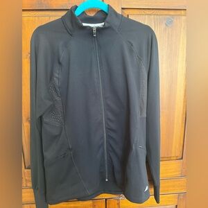 Free 2B by Free Country Medium Weight - Ladies Large Black Athleisure Jacket EUC